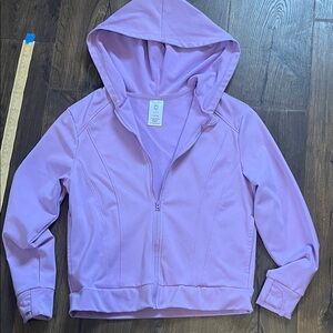 Kids Lavender Hooded Jacket